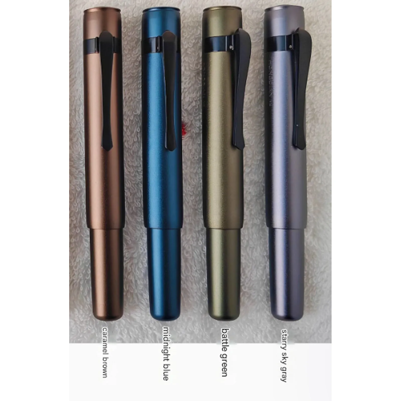 Fulin Neuer, hochelastischer, spitzer Hongdian-Metallstift, handgefertigt, 26-Kalligraphie-Pinsel mit langer Klinge, handpolierte Tinte, Kunst Image