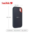 100% originale SanDisk Type-c 4TB 2TB 1T 500GB 1050MB/S Disco rigido esterno SSD USB 3.1 Disco rigido a stato solido per laptop