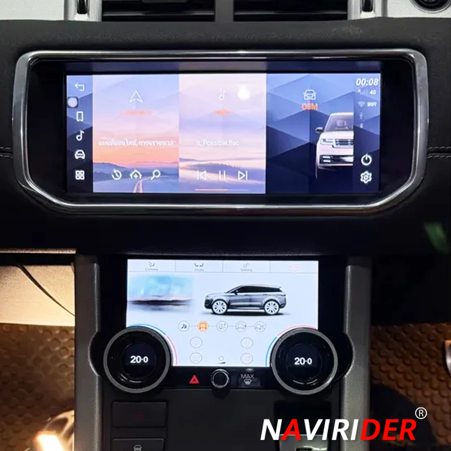 10,25 "Bildschirm Für Land Rover Range Rover Evoque 2012-2018 Auto Radio Android Navigation Stereo CarPlay Multimedia video Player Image