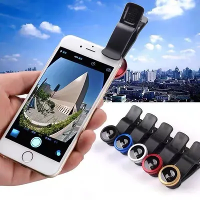 3 In 1 Fish Eye 0.67x Wide Angle Macro Lens Clip On Phone Camera Photography Kit For iPhone Samsung Mi Huawei Smartphone Fisheye
