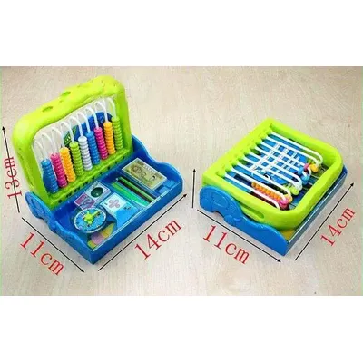 9-reihiges Kind Berechnen Abacus Perle Studie Lernen Utensil Material Pädagogische Mathematische Spielzeug Mathematik Frühen Arithmetik Spielzeug Unisex Image