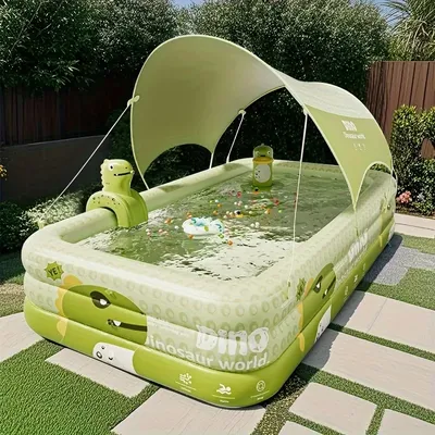 Thickened PVC inflatable swimming pool for adults and children outdoor water party summer garden courtyard home foldable pool.