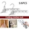 Foldable Portable Clothes Hanger Dormitory Hotel Foldable Five-hole Clothes Dormitory Essentials Travel Hangers