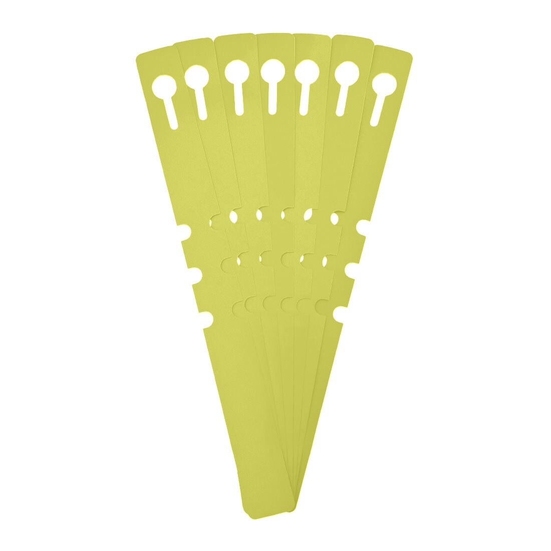 CombiCraft Schlaufenetiketten in Gelb - 210x20mm - Bündel mit 100 Stück Image