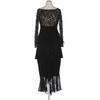 Little Mistress Damen Kleid, Gr. 34, schwarz, Synthetik