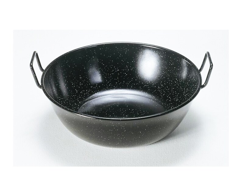 Garcima Doppelte Schleuderpfanne mit emaillierten Griffen 45 cm. Image