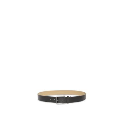 Ledergürtel CALVIN KLEIN "WARMTH BUCKLE 35MM", Damen, Gr. 95, schwarz, antique silber, Rindsleder, unifarben, casual, Gürtel, Größenverstellbar Image