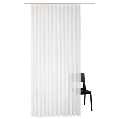 Gardine WIRTH "Audrey", weiß, B:500cm H:125cm, Polyester, Gardinen, Store mit FB 1:3 nach Maß Image