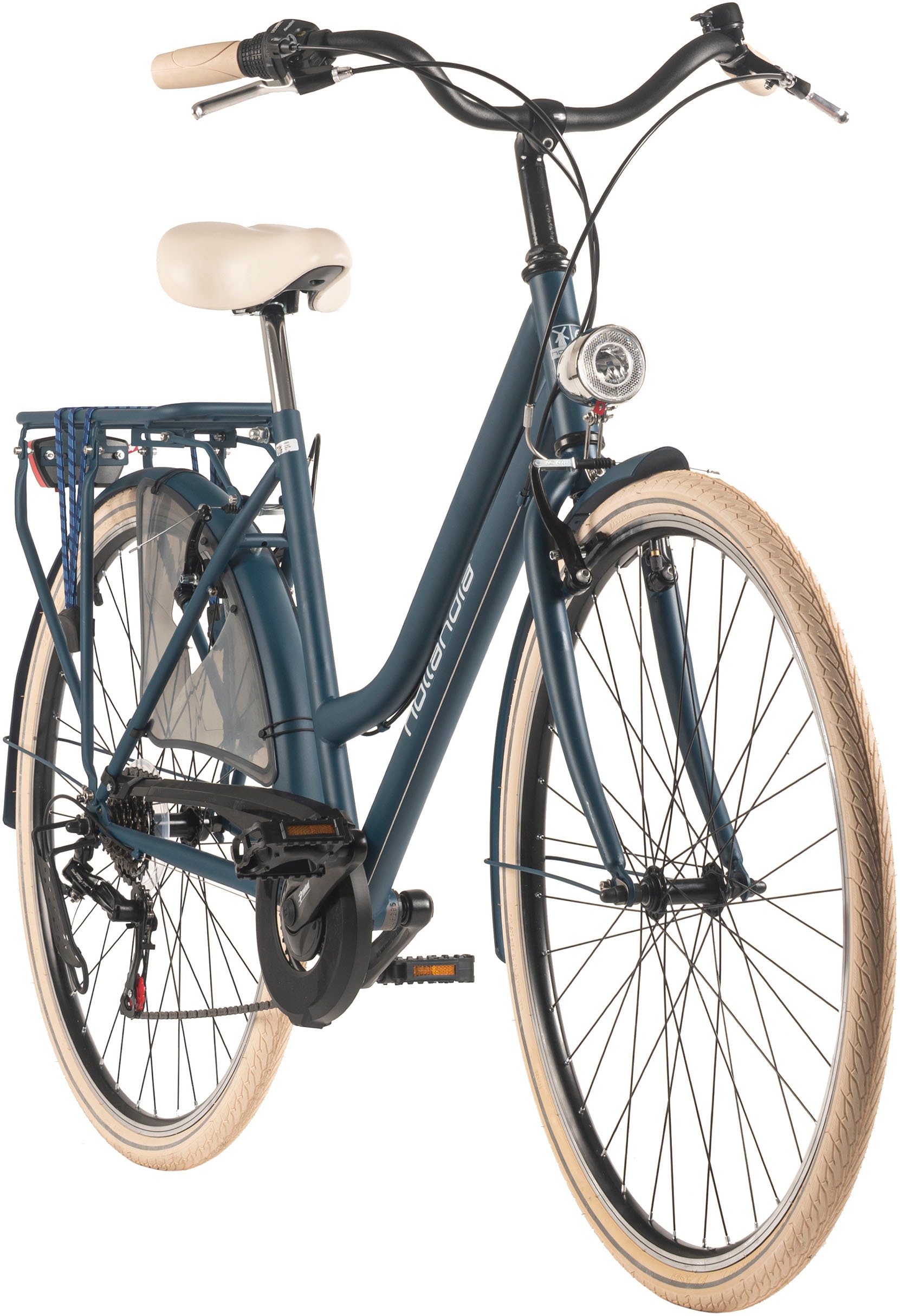 Hollandrad HOLLANDIA "Hollandrad 28'' Moves 6 Gänge RH 50 cm" Gr. 50, blau, blau, Fahrräder, 50cm, 28 Zoll (71,12cm) hinten: 28 Zoll (71,12cm) Image