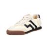Sneaker GANT "Gant Sneaker Lederimitat/Textil", Damen, Gr. 38, beige (beige, schwarz), Lederimitat, Textil, casual, Schuhe