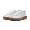 Sneaker PUMA "PUMA Club Klassika Sneakers Damen", Gr. 36, weiß mint melt vapor gray grün, Obermaterial: Textil, Kuhleder, Synthetik; Futter: Textil, Synthetik; Innensohle: Textil; Laufsohle: Gummi, Schuhe