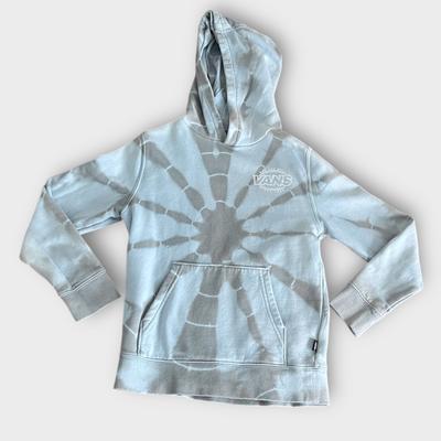 Vans Shirts & Tops | Kids Vans Tie-Dye Hoodie Sweatshirt Boys Sz 5 Cool & Comfy | Color: Blue | Size: 5b