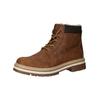 Schnürstiefelette TOM TAILOR "Tom Tailor Stiefelette Lederimitat/Textil", Herren, Gr. 44, nut, Lederimitat, Textil, casual, Schuhe