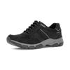 Sneaker PIUS GABOR, Herren, Gr. 9 (43), schwarz, Nubukleder, Mesh, sportlich, Schuhe, Schnürschuh, Outdoorschuh, Freizeitschuh mit GORE-TEX, Weite G