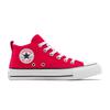 Sneaker CONVERSE "CHUCK TAYLOR ALL STAR MALDEN STREET", Gr. 37,5, rot (rot, weiß, schwarz), Textil, sportlich, Schuhe