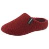 Pantoffel VERBENAS "YORK GALES", Damen, Gr. 40, rot (dunkelrot), Textil, klassisch, Schuhe, Pantoffel, Hausschuh, Homeslipper zum Schlupfen