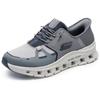 Slip-On Sneaker SKECHERS "GLIDE-STEP PRO", Herren, Gr. 43, grau, Textil, sportlich, Schuhe, Laufschuh, Trainingsschuh mit flexibler Traktionslaufsohle