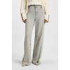 High-waist-Jeans BOSS ORANGE "Marlene High Rise Split Premium Damenmode", Damen, Gr. 29, Länge 32, grau 020, Denim/Jeans, Obermaterial: 53% Baumwolle, 47% Lyocell, casual, Jeans, mit Schlitzen am Saum