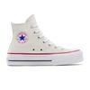 Sneaker CONVERSE "CHUCK TAYLOR ALL STAR LIFT", Gr. 37,5, vintage weiß, rot, navy, Textil, sportlich, Schuhe