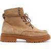 Schnürboots ROXY "WORK IT", Gr. 40, braun (tan), Leder, sportlich, Schuhe, Schnürstiefel, Schnürstiefelette