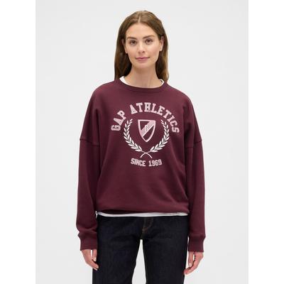 Gap Red Oversized Graphic Sweatshirt