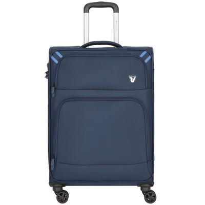 Roncato Twin 4 Rollen Trolley M 65 cm blu notte Violett Herren Image