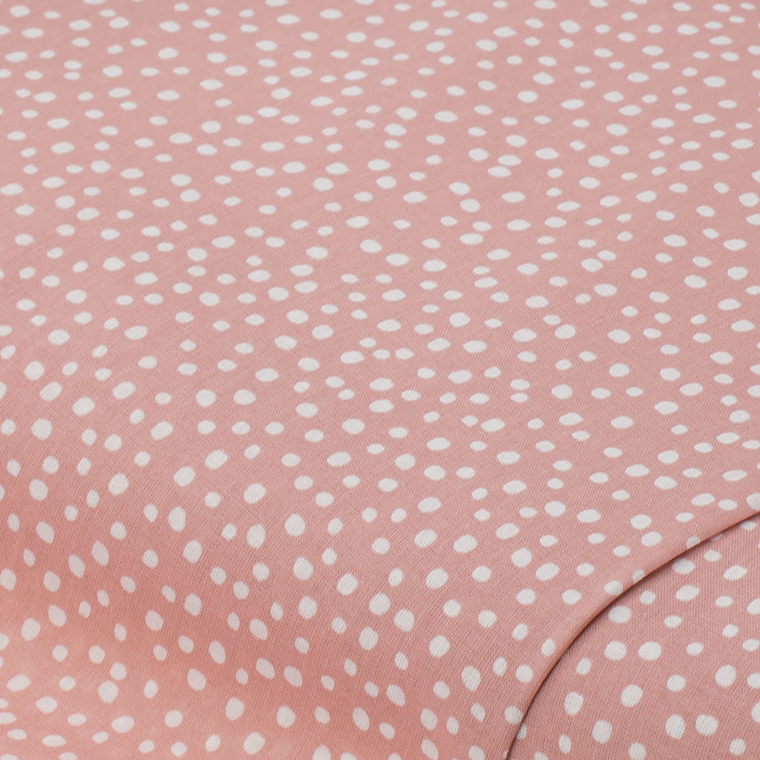 Baumwollstoff Punkte „Sina“, lachs-color Image
