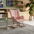 Fauteuil balançoire fauteuil relax fauteuil balançoire fauteuil salon fauteuil fauteuil chaise d'appoint pour chambre salon rose