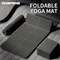 1PC Foldable Yoga Mat Eco Friendly Tpe Folding Travel Fitness Exercise Double Sided Non-Slip For Pilates & Floor Workouts
