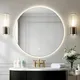 Specchio da bagno a LED Specchio cosmetico rotondo con luci retroilluminate Montaggio a parete dimmerabile Illuminazione a 3 colori IP54