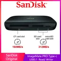 Lettore SanDisk ImageMate PRO USB-C per Slot per schede CF SD microSDXC per lettore di schede di memoria MicroSD UHS-I USB3.0 alta velocità di trasferimento