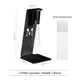 New WDT Tool Espresso Coffee Stirrer Needle with 8 Needles Magnetic Absorption Stand Barista Coffee Stirring Distribution Tool