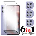 6in1 Per Motorola Moto G86 Vetro Per Moto G56 G86 Power 5G Vetro Temperato 2.5D Protezione Dello Schermo Della Copertura Completa Per Moto G86 5G Pellicola
