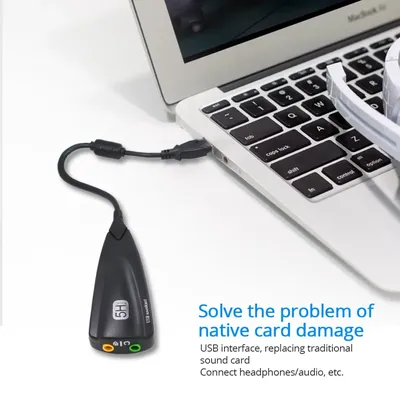 USB sound card computer gaming specific external high-end sound card, 5HV2 stereo 7.1 channel wired sound card