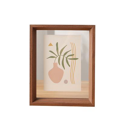 Double-Sided Transparent Acrylic Photo Frame, 10-Inch Display Stand for Specimens, Calligraphy, A4 Photos