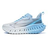 Men's Gray and Green Blade Sole Sneakers – Lightweight Breathable Running Shoes for Gym, Training and Outdoor Activities