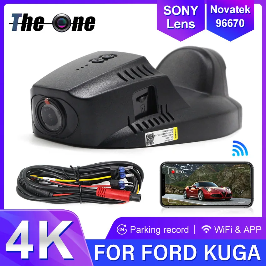 Neue HD Auto Dvr Dash Cam Kamera Für Ford Kuga mk2 mk3 Für Ford Escape mk2 mk3 2012 2013 2014 2015 2016 2017 2018 2019 2020 2021 Image