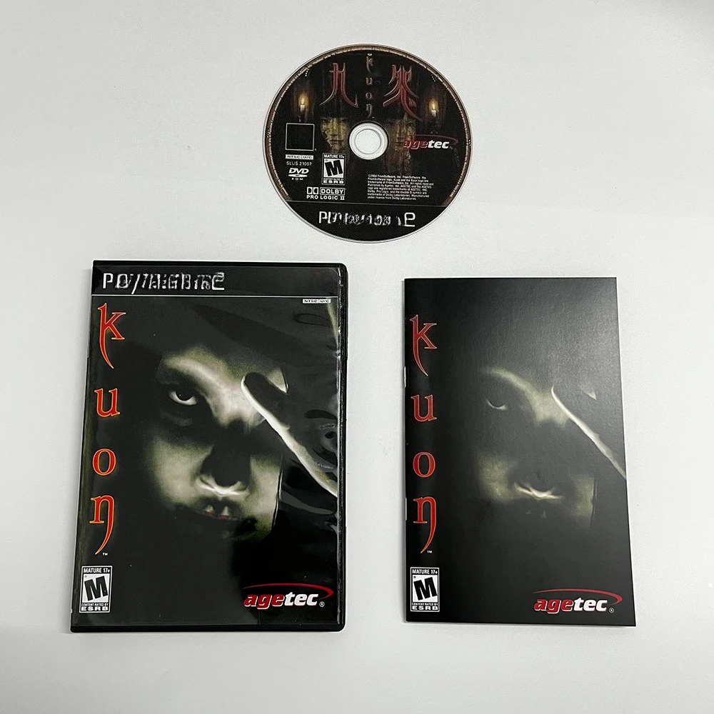 Retro-Spiel Kuon Copy CD für PS2 Burning Burn Disc mit manueller Disc Game Unlock Console Optischer Treiber Lesen CD anpassbar Image
