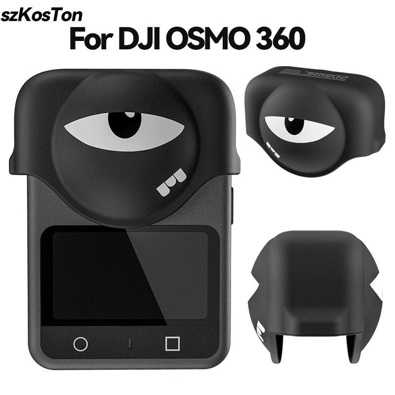 Silikon Objektiv Schutzhülle Für DJI OSMO 360 Panorama Objektiv Kappe Anti-herbst Staubdicht Fall Sport Kamera Zubehör ﻿ Image