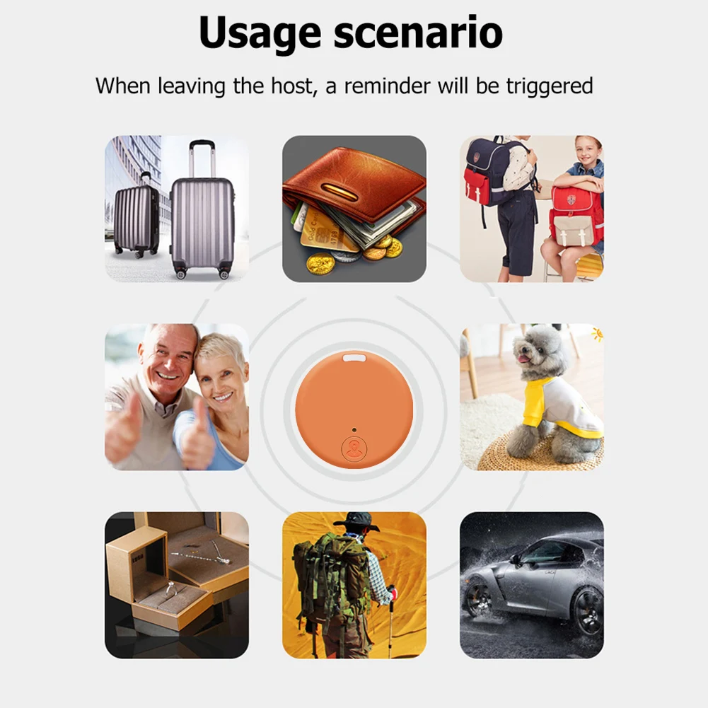 Alarm GPS Locator Tragbarer kabelloser Schlüsselfinder Locator GPS-Tracker mit langer Akkulaufzeit für die Ortung von Gepäck, Geldbörsen und Kindern Image