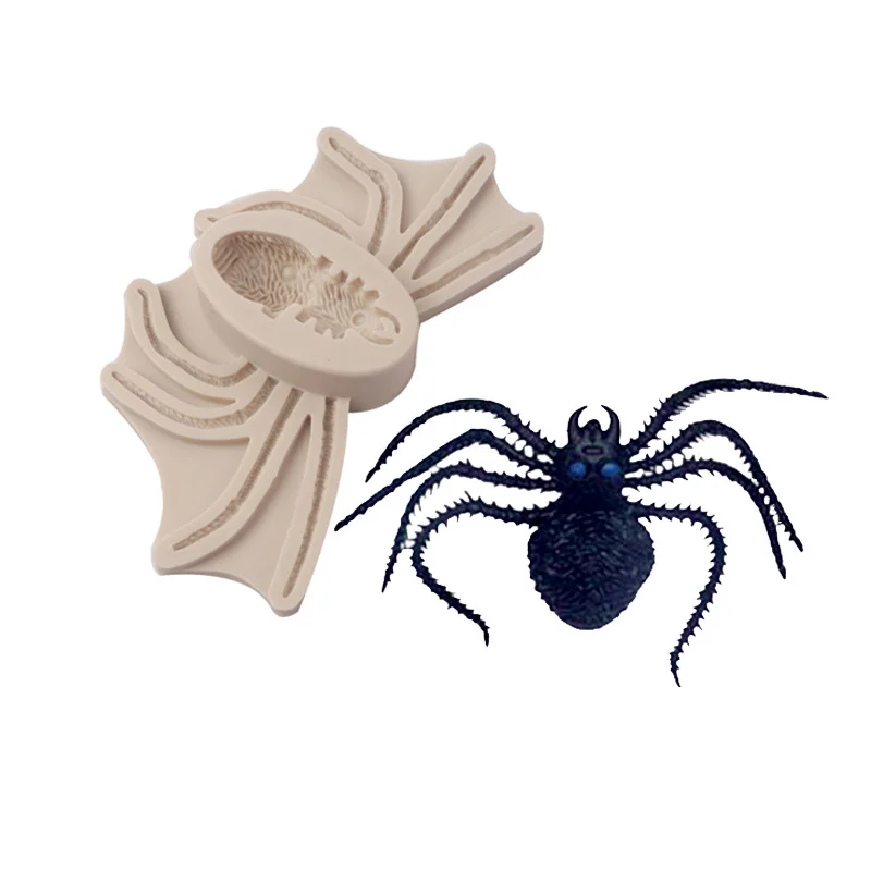 3d Stereoskopische Halloween Horror Schlange Spinne Fondant Silikon Form Diy Desktop Anordnung Harz Form Halloween Dekorationen Image