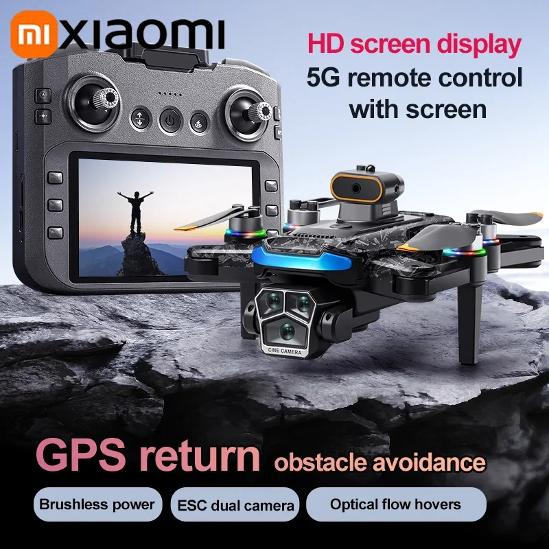 Xiaomi A14 Pro max GPS Bürstenlose 8K Dreifachkamera HD Optischer Fluss Intelligente Hindernisvermeidung Faltbare Quadcopter RC Drohne