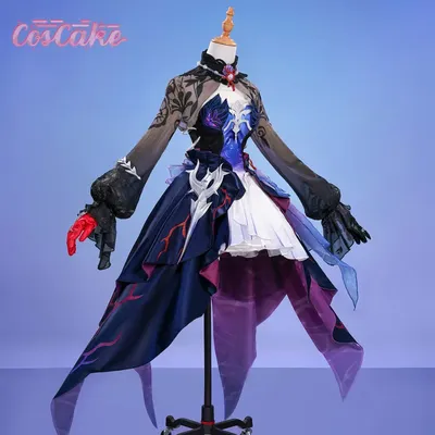 Honkai Star Rail Hysilens Cosplay Kostüm Kleid Kopfbedeckung Amphoreus Festival Halloween Party für Frauen Mädchen Cos Requisiten Image