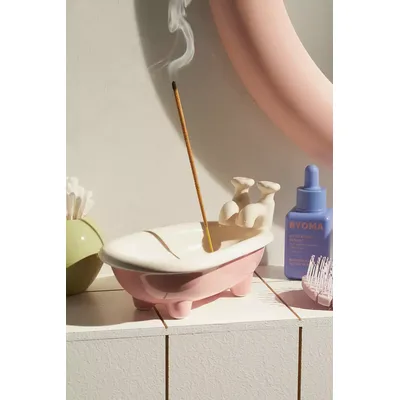 Bath Incense Holder - Pink ALL at Urban Outfitters