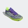Fußballschuh ADIDAS PERFORMANCE "F50 LEAGUE FG/MG", Gr. 44, purrus, ftwwht, luclem, Synthetik, Textil, sportlich, Schuhe, geeignet für Rasen- und Kunstrasenplätze