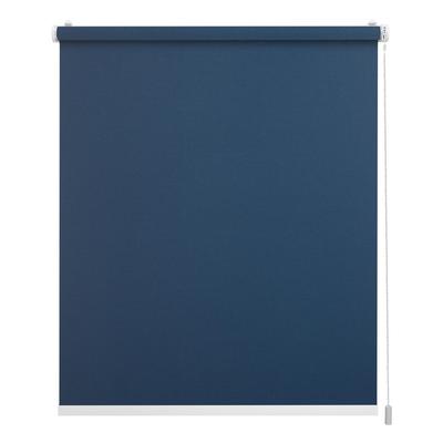 Rollo LICHTBLICK ORIGINAL "Klemmfix, ohne Bohren" Gr. 3, blau (blau, weiß, weiß), B:70cm H:190cm, Polyester, Rollos, Steuerbar mit Bluetooth-App, integrierter Elektromotor und Akku Image