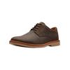 Schnürschuh CLARKS "Clarks Businessschuhe Nubukleder", Herren, Gr. 42, grau (dunkelgrau), Nubukleder, elegant, Schuhe