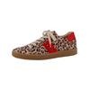 Sneaker PAUL GREEN "Paul Green Sneaker Leder", Damen, Gr. 40, braun (leopard), Leder, casual, Schuhe