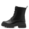 Schnürstiefelette MARCO TOZZI, Damen, Gr. 42, schwarz, Lederimitat, unifarben, modisch, Schuhe, Blockabsatz, Schnürboots mit Feel Me Ausstattung