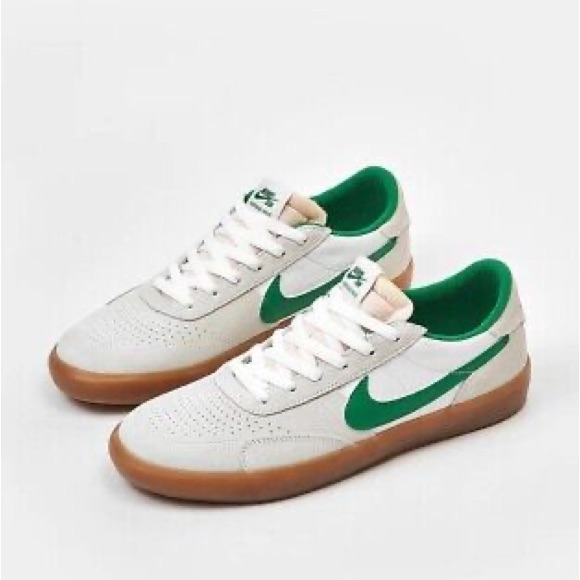 Nike Shoes | Brand New Nike Sb Heritage Vulc Men’s Casual Shoes Cd5010 101 | Color: Green/White | Size: 11